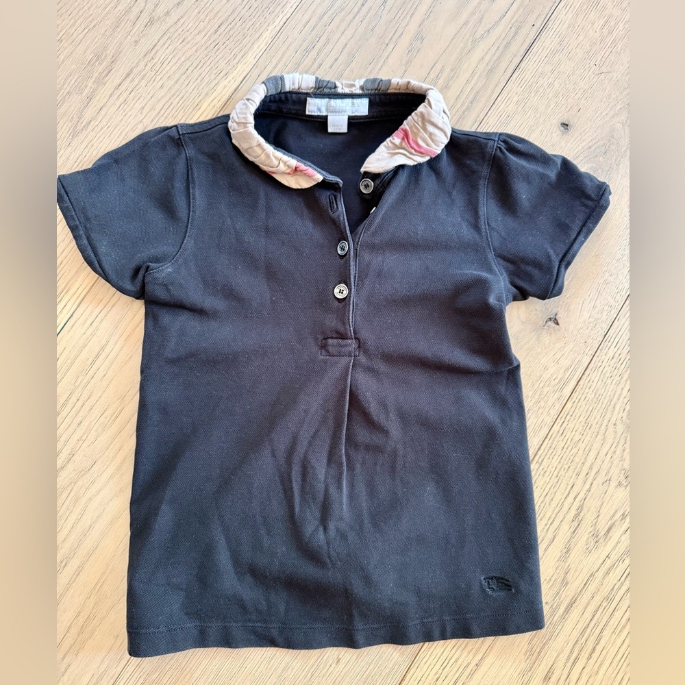 Kids Black Polo Shirt